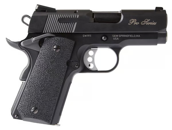 SMITH & WESSON PC SW1911 Pro 9mm 3" 8rd Pistol w/ Ambi Thumb Safety - Black