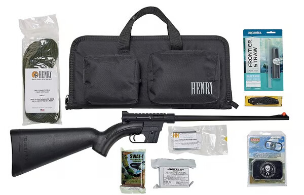 HENRY U.S. Survival Pack AR-7 22LR 16.2" 8rd Semi-Auto Rifle | Black