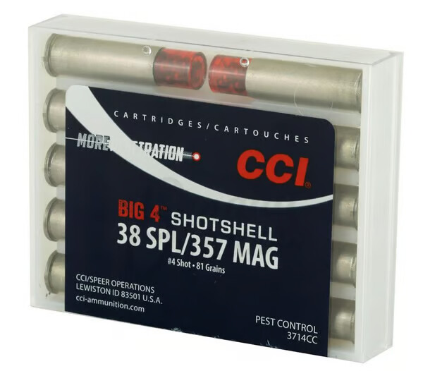 CCI Big 4 38 Special / 357 Magnum 84Gr #4 Handgun Shotshells | 10 Rounds