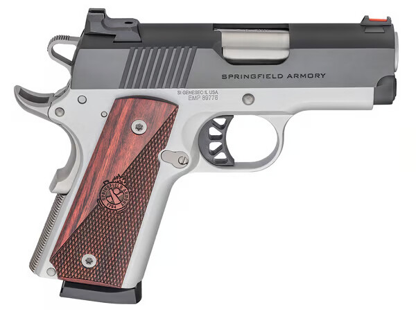 SPRINGFIELD ARMORY 1911 Ronin EMP 9mm 3" 9rd Pistol - Two-Tone w/ Wood Grips