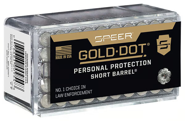 SPEER AMMO Gold Dot 22 WMR 40gr Short Barrel Hollow Point Ammunition | 50 Rounds