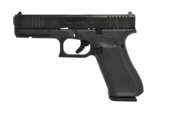 GLOCK G17 G5 MOS 9mm 4.5" 17rd Optic Ready Pistol - Black
