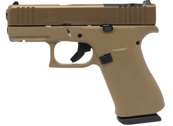 GLOCK G43X 9mm 3.4" 10rd - Coyote Tan