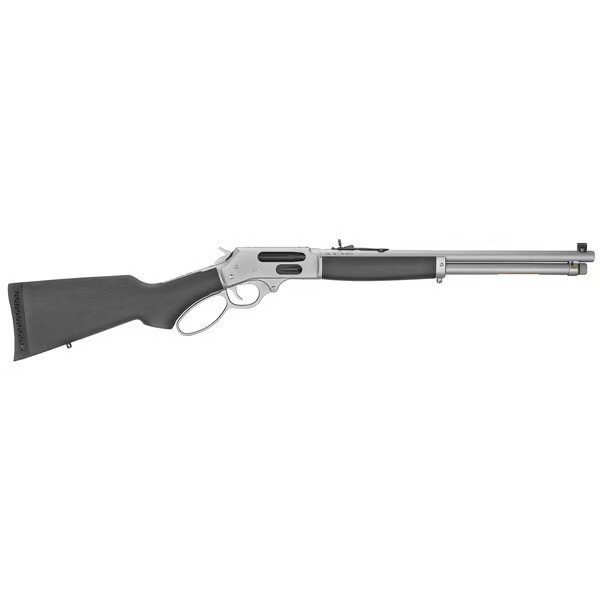 HENRY Side Gate 45-70 Govt 18.43" 4rd Lever Rifle | Satin Chrome